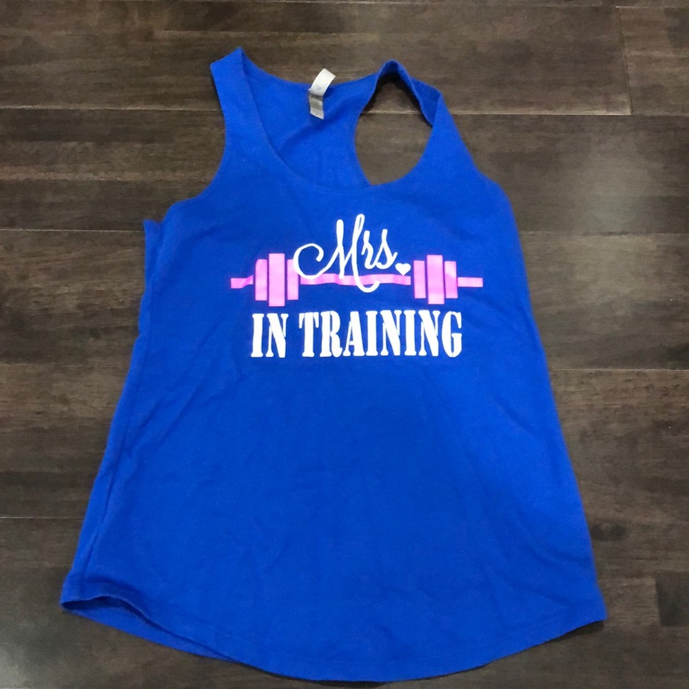 Blue tank top